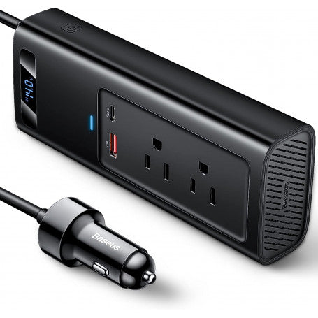 Onduleur embarqué Baseus 150 W (220 V CN/UE) Noir 